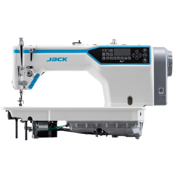 Jack A8 Maszyny Szwalnicze, Wyposażenie szwalni Stebnówka 1-igłowa automat, elektroniczny system transportu, krótkie obcinanie